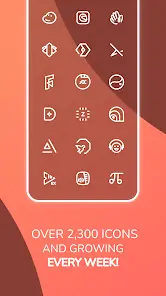 Reev Pro - Outline Icon Pack - скриншот 1