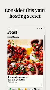 Guardian Feast: Daily Recipes - скриншот 1