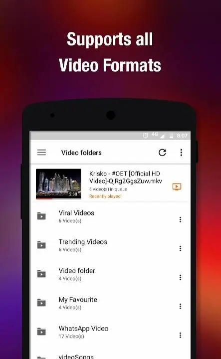HD Video Player All Formats - скриншот 2