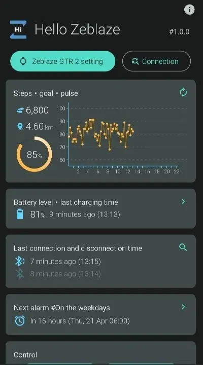 Hello Zeblaze Watch App - скриншот 1