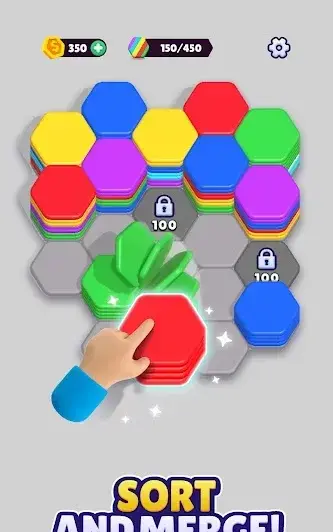 Hexa Sort - скриншот 3