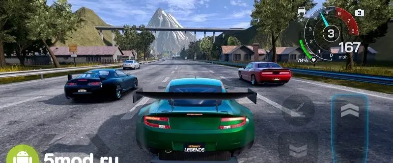 Highway Legends: Car Racing 3D - скриншот 1