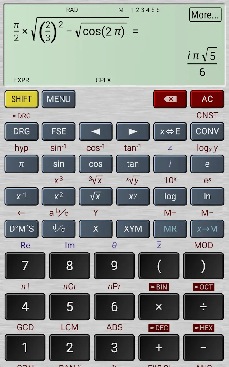 HiPER Calc Pro - скриншот 1