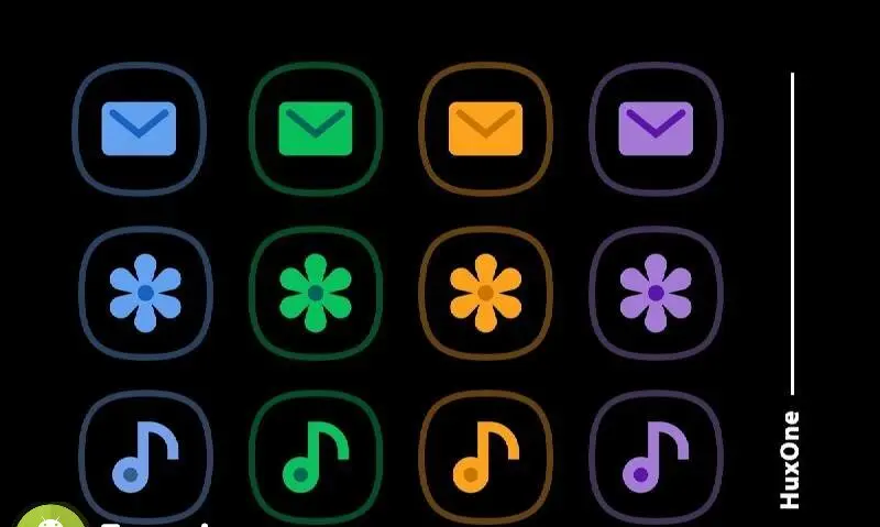HuxOne Dark - Icon Pack - скриншот 4