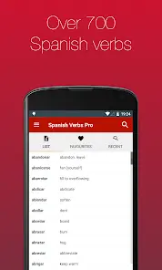 Spanish Verb Conjugator Pro - скриншот 1