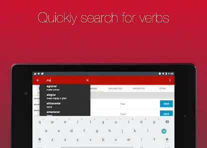 Spanish Verb Conjugator Pro - скриншот 11