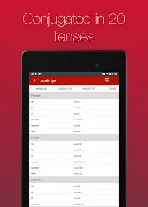 Spanish Verb Conjugator Pro - скриншот 12
