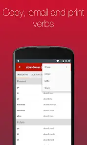 Spanish Verb Conjugator Pro - скриншот 5