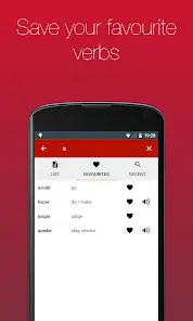 Spanish Verb Conjugator Pro - скриншот 6
