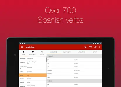 Spanish Verb Conjugator Pro - скриншот 9