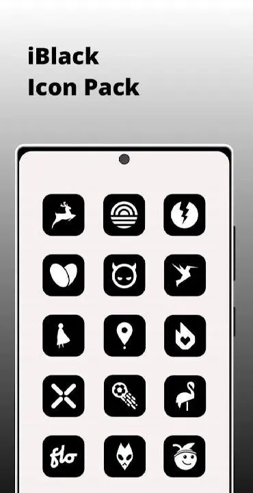 iBlack - Icon Pack - скриншот 1