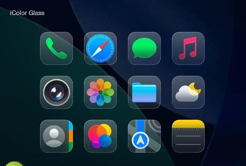 iColor Glass - Icon Pack - скриншот 1