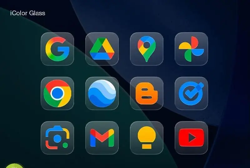 iColor Glass - Icon Pack - скриншот 2