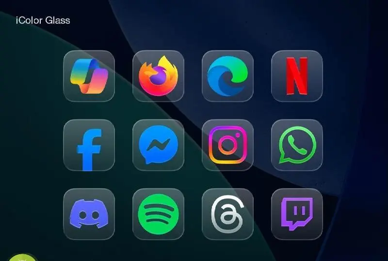 iColor Glass - Icon Pack - скриншот 3