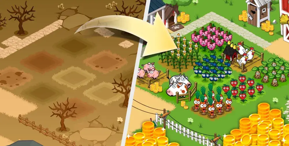 Idle Farming Empire - скриншот 1
