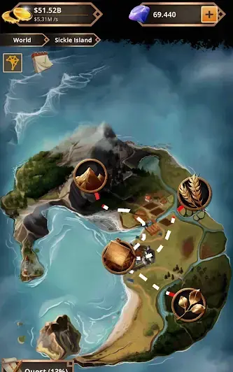 Idle Medieval Merchant Tycoon - скриншот 1