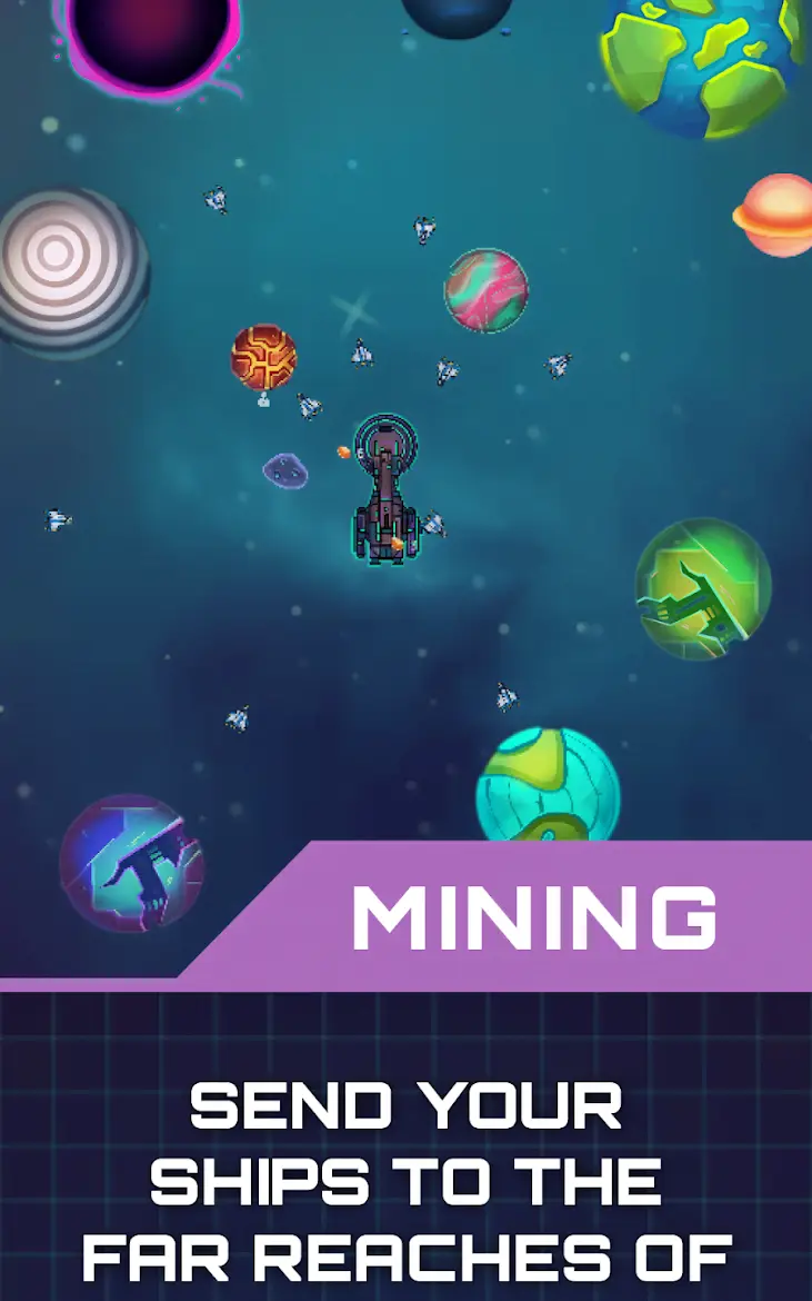 Idle Planet Miner - скриншот 1