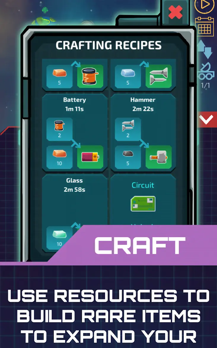 Idle Planet Miner - скриншот 2