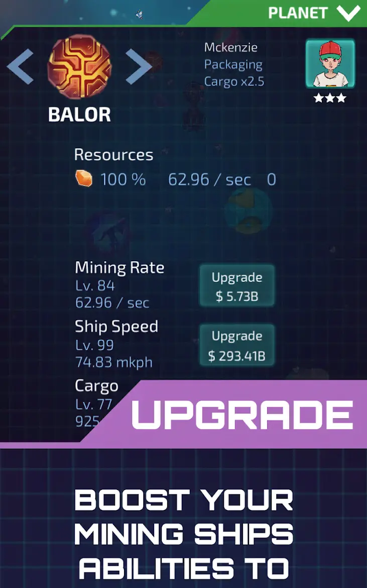 Idle Planet Miner - скриншот 3