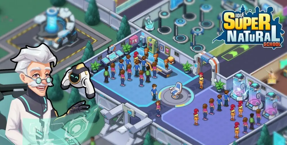 Idle Superpower School - скриншот 1