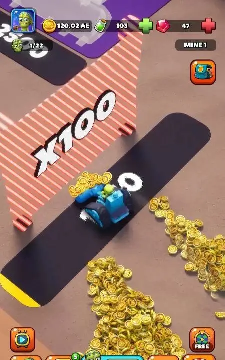 Idle Zombie Miner: Gold Tycoon - скриншот 2