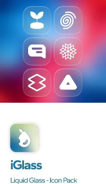 iGlass OS 26 Icon Pack - скриншот 1