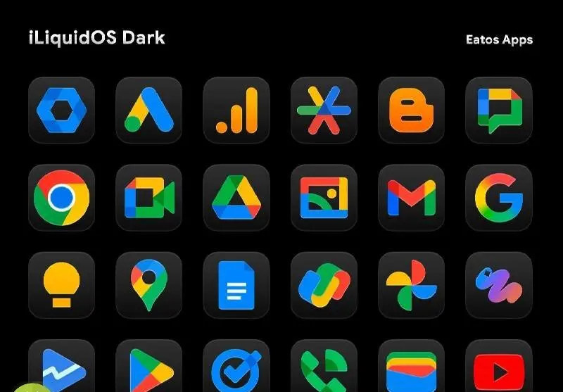 iLiquidDark - Icon Pack - скриншот 2