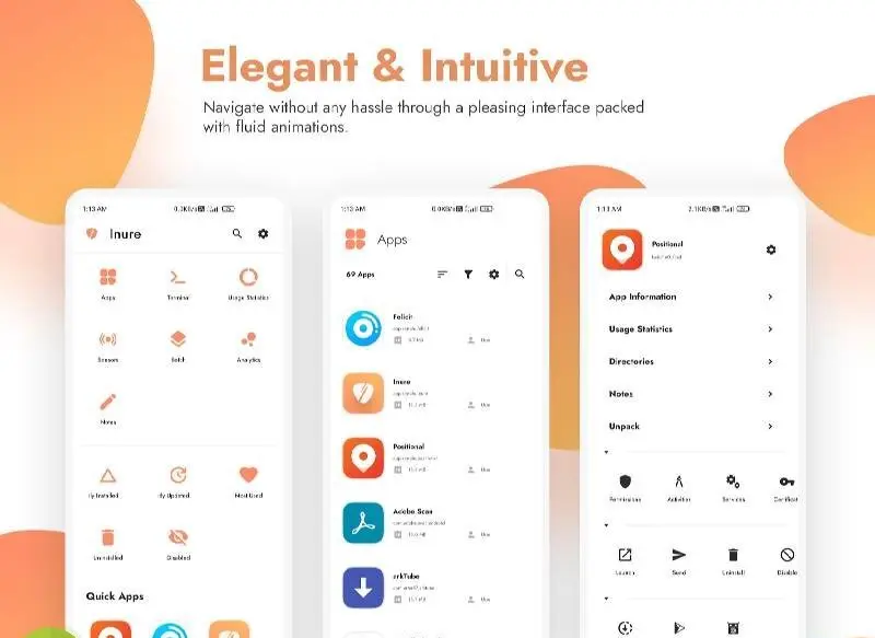 Inure App Manager Build107.2.2 Mod (Unlocked) - скриншот 2
