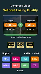 Video Converter, Compressor - скриншот 1