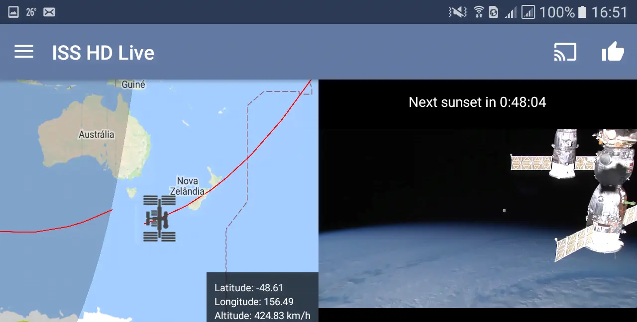 ISS Live Now: Live Earth View - скриншот 4