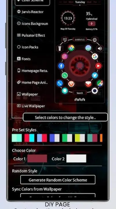 Jarvis Scifi Epic Launcher - скриншот 1