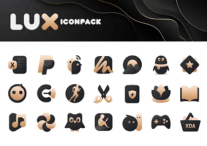 Gold IconPack : LuXGold - скриншот 3