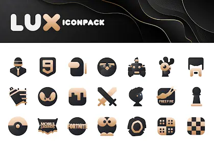 Gold IconPack : LuXGold - скриншот 4