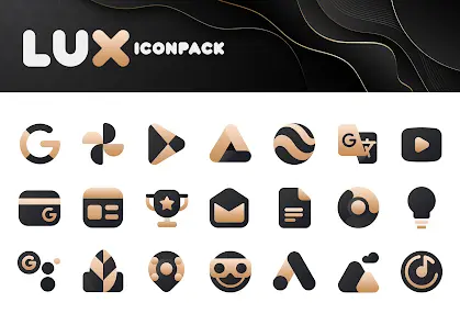 Gold IconPack : LuXGold - скриншот 5
