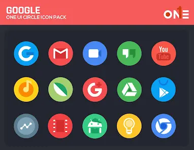 OneUI Circle Icon Pack - скриншот 1