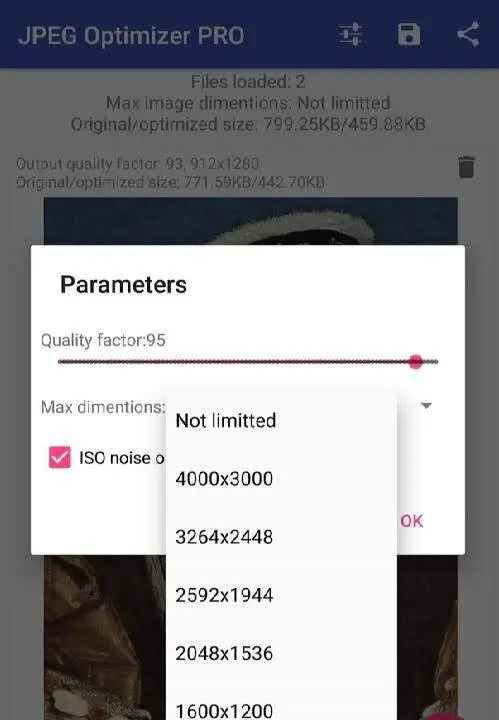 JPEG Optimizer PRO with PDF support - скриншот 3