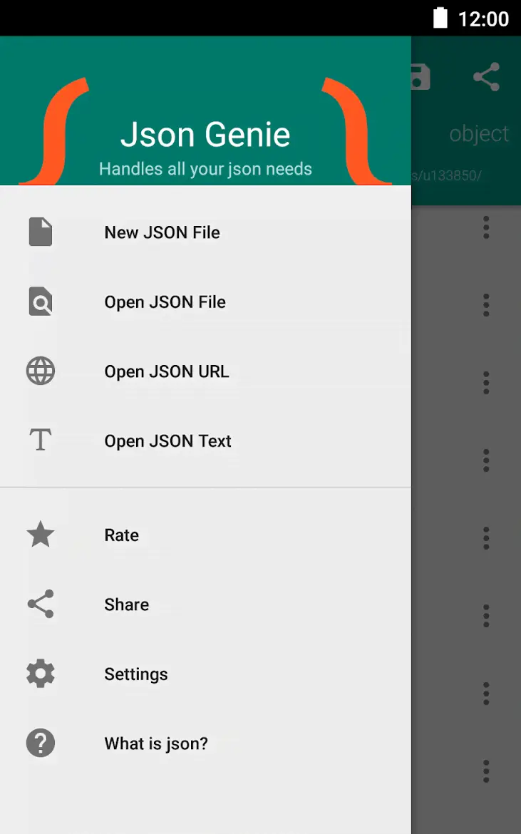 Json Genie (View/Edit) - скриншот 1