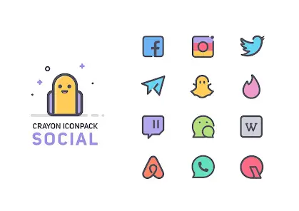 Crayon Icon Pack - скриншот 3