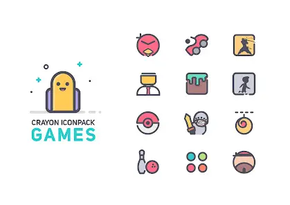 Crayon Icon Pack - скриншот 5