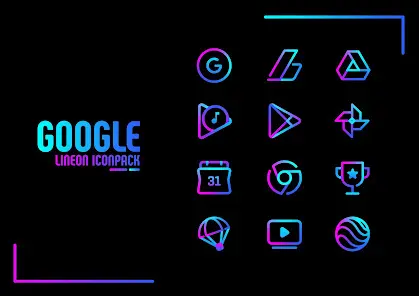 Lineon Icon Pack : LineX - скриншот 1