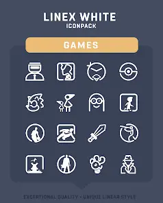 LineX White Icon Pack - скриншот 5