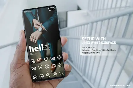 LineX White Icon Pack - скриншот 6