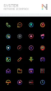 Neon : Dots Iconpack - скриншот 1