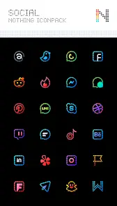 Neon : Dots Iconpack - скриншот 2