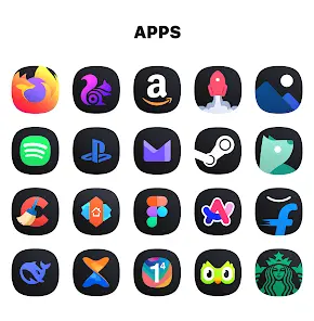 One UI Dark IconPack - скриншот 3
