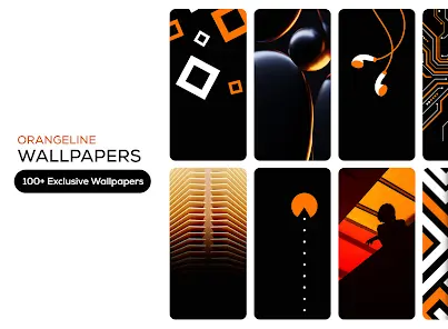 OrangeLine IconPack : LineX - скриншот 1