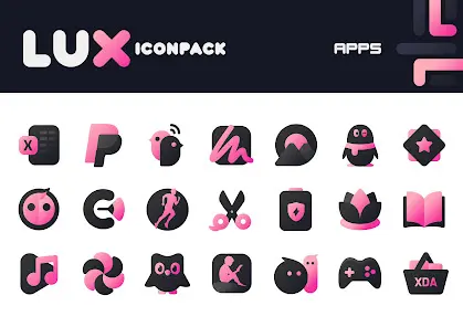 Pink IconPack : LuX - скриншот 2