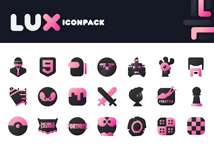Pink IconPack : LuX - скриншот 3