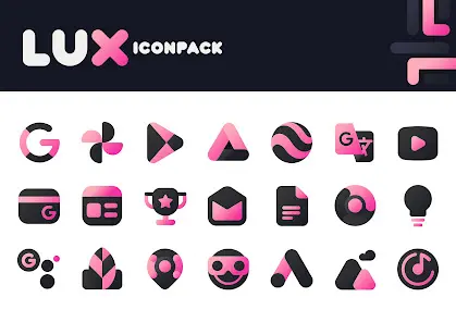 Pink IconPack : LuX - скриншот 4