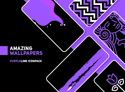 PurpleLine Icon Pack : LineX - скриншот 5